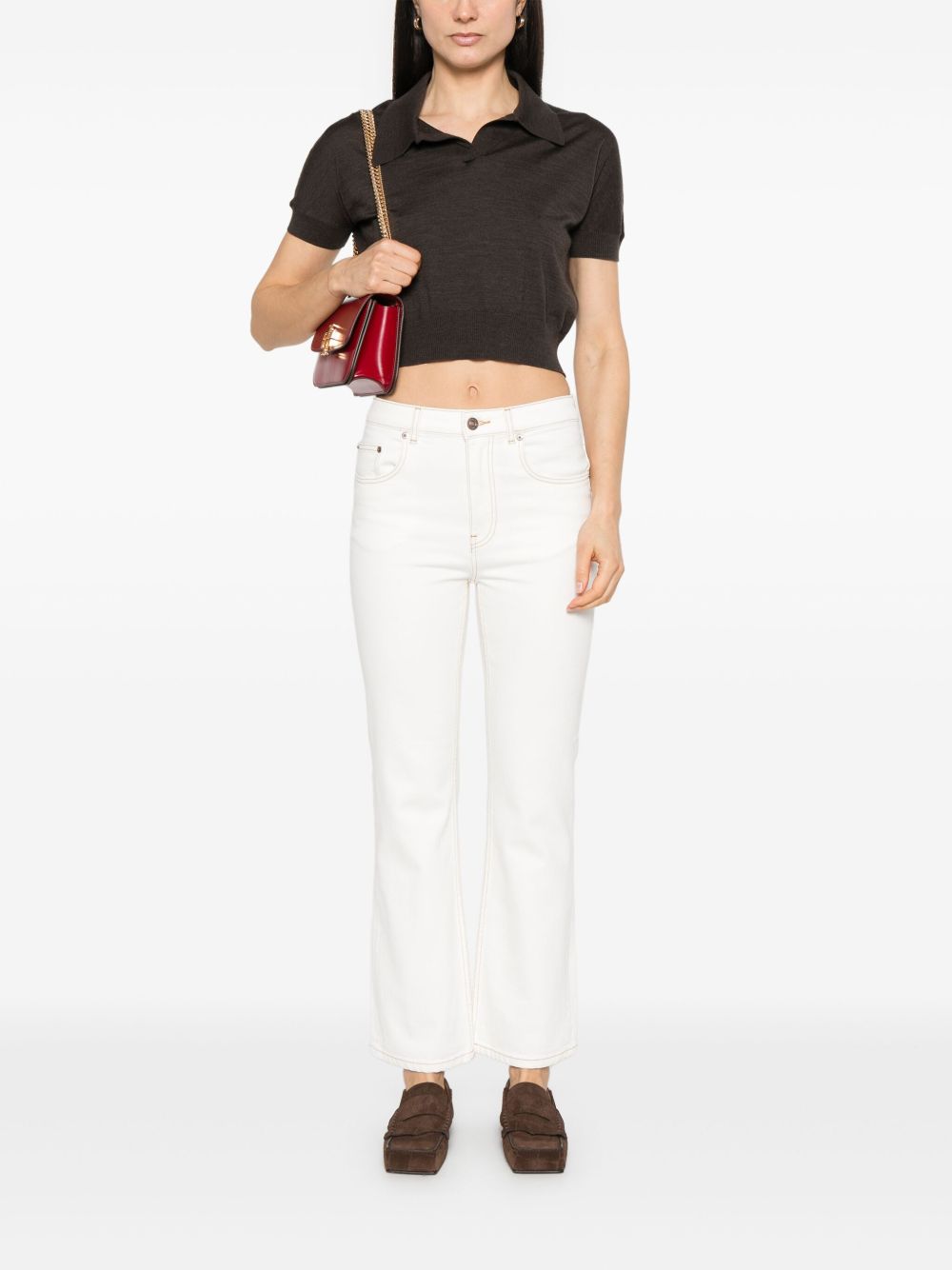 Tory Burch denim jeans - white