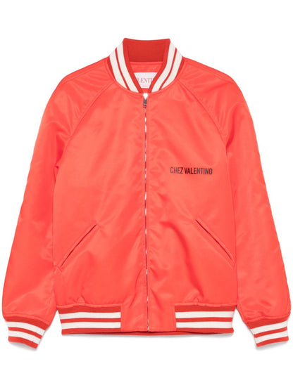 Valentino chez Valentino-print bomber jacket