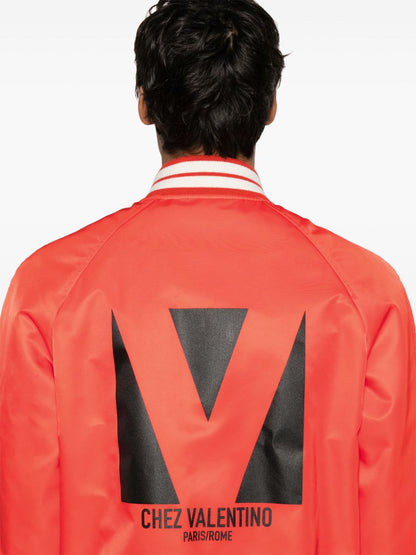 Valentino chez Valentino-print bomber jacket