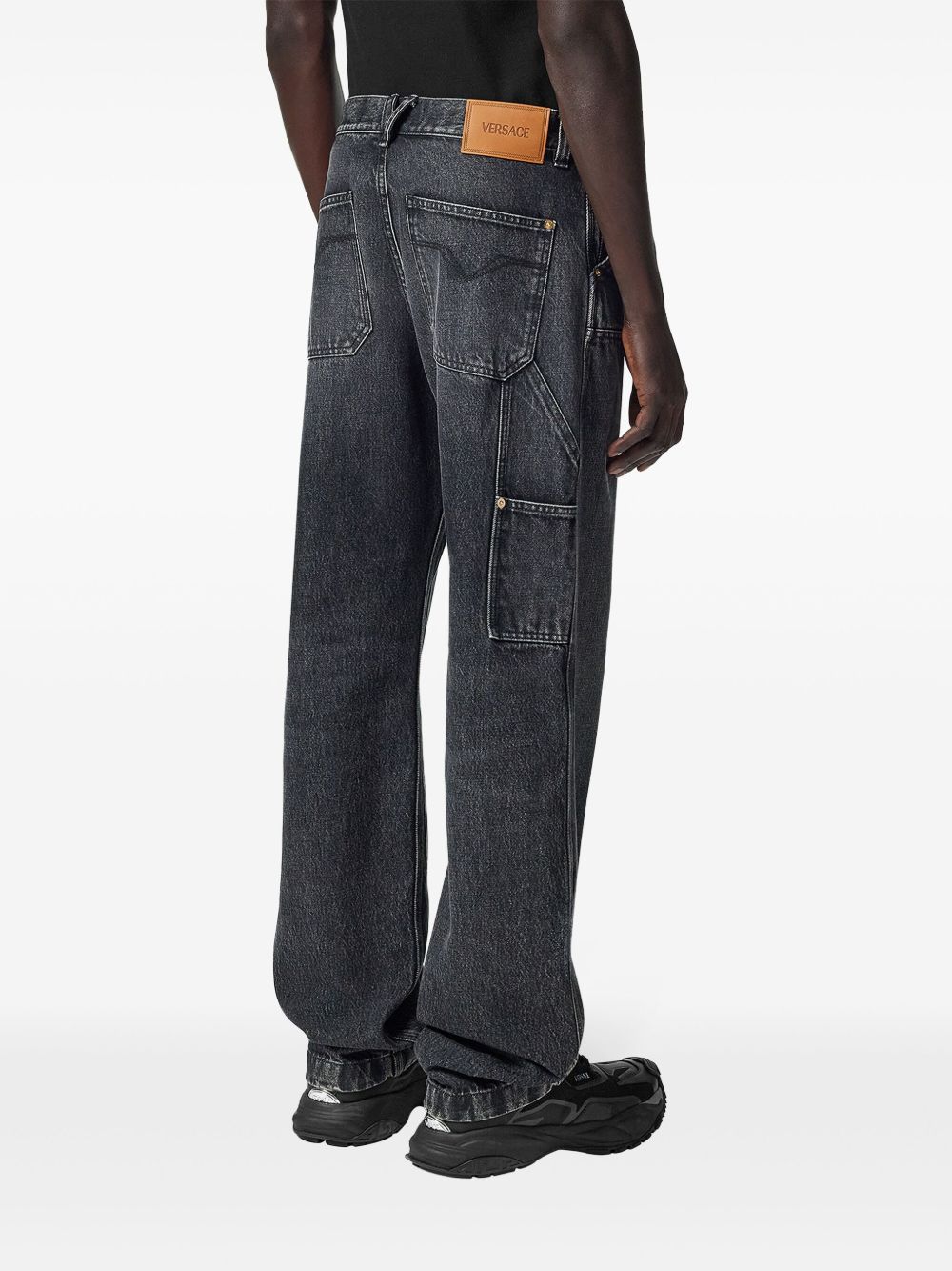 Versace Carpenter Jeans in Black