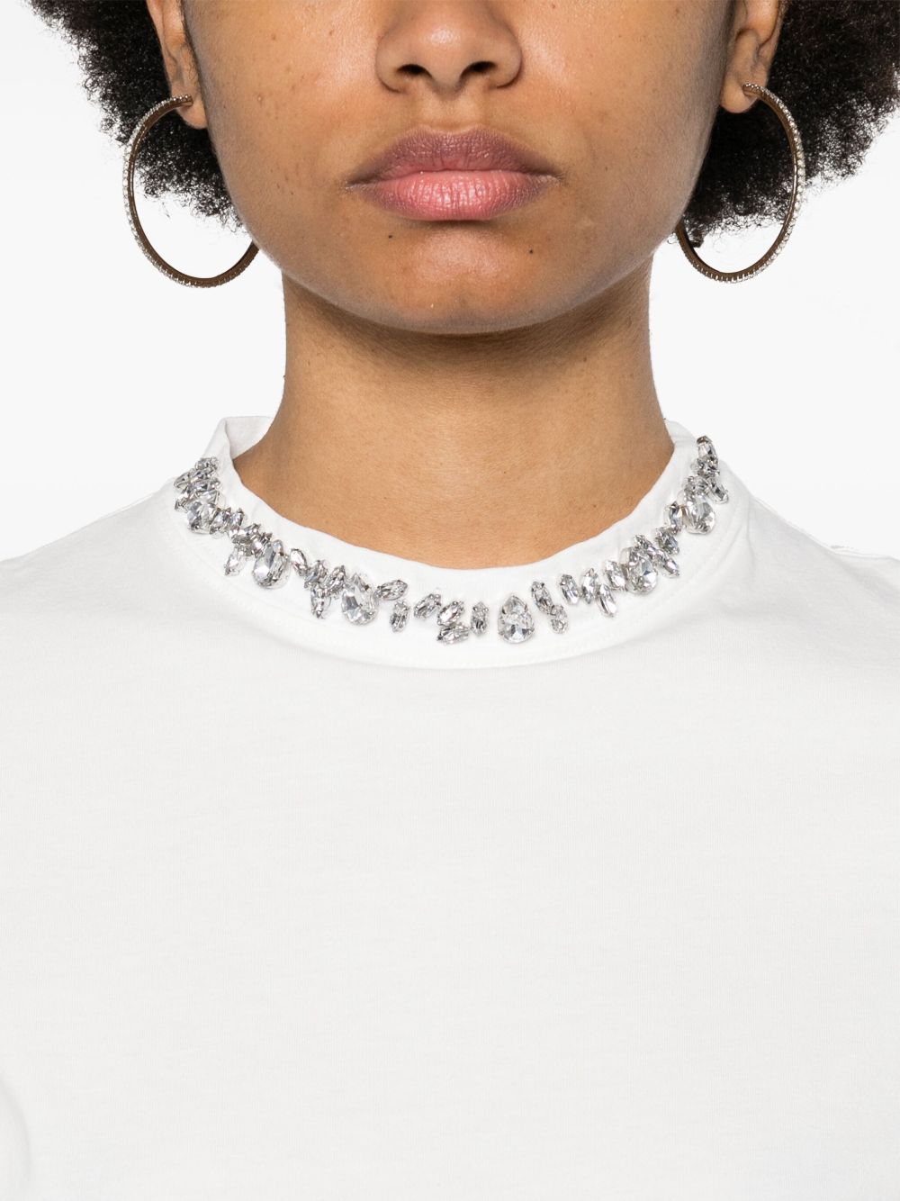 Golden Goose rhinestone-embellished Cotton T-shirt