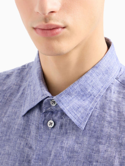 Emporio Armani Shirts Blue