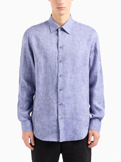 Emporio Armani Shirts Blue