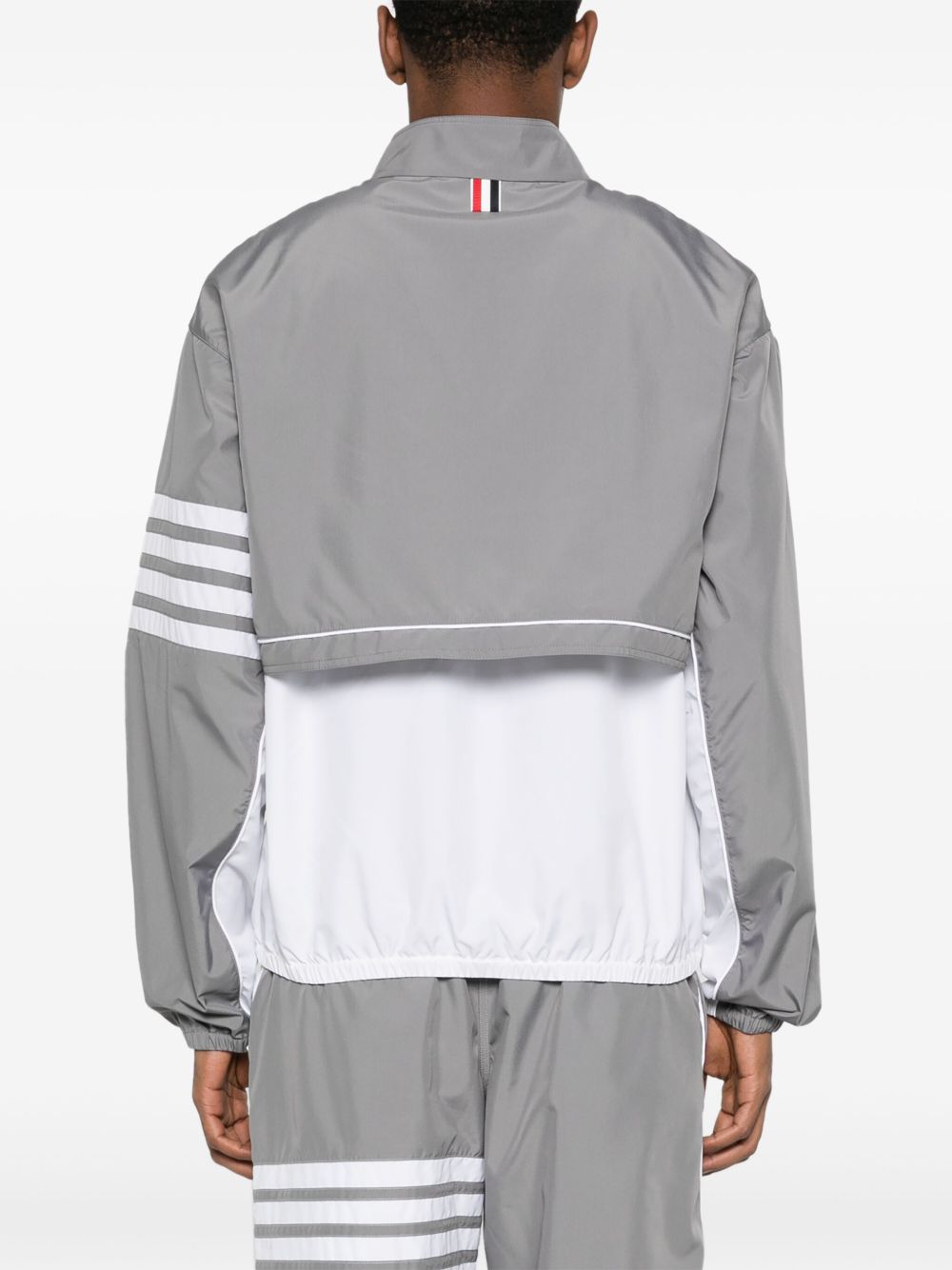 Thom Browne 4-bar colorblock jacket