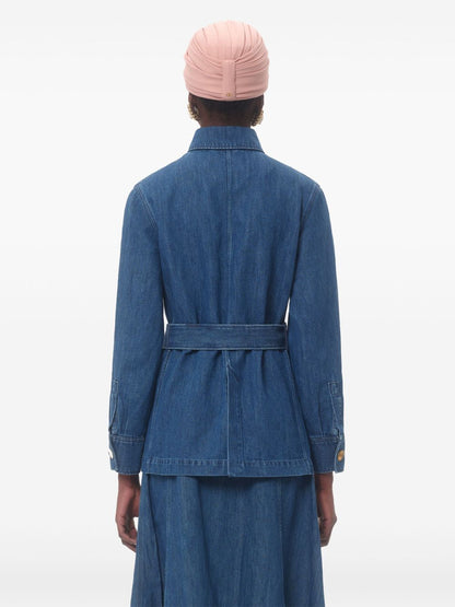 Valentino Sahariana denim jacket