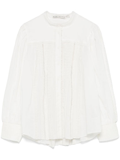 Alice + Olivia Cora Cotton Blouse