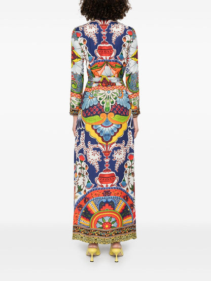 Alice + Olivia Chassidy printed shirt dress