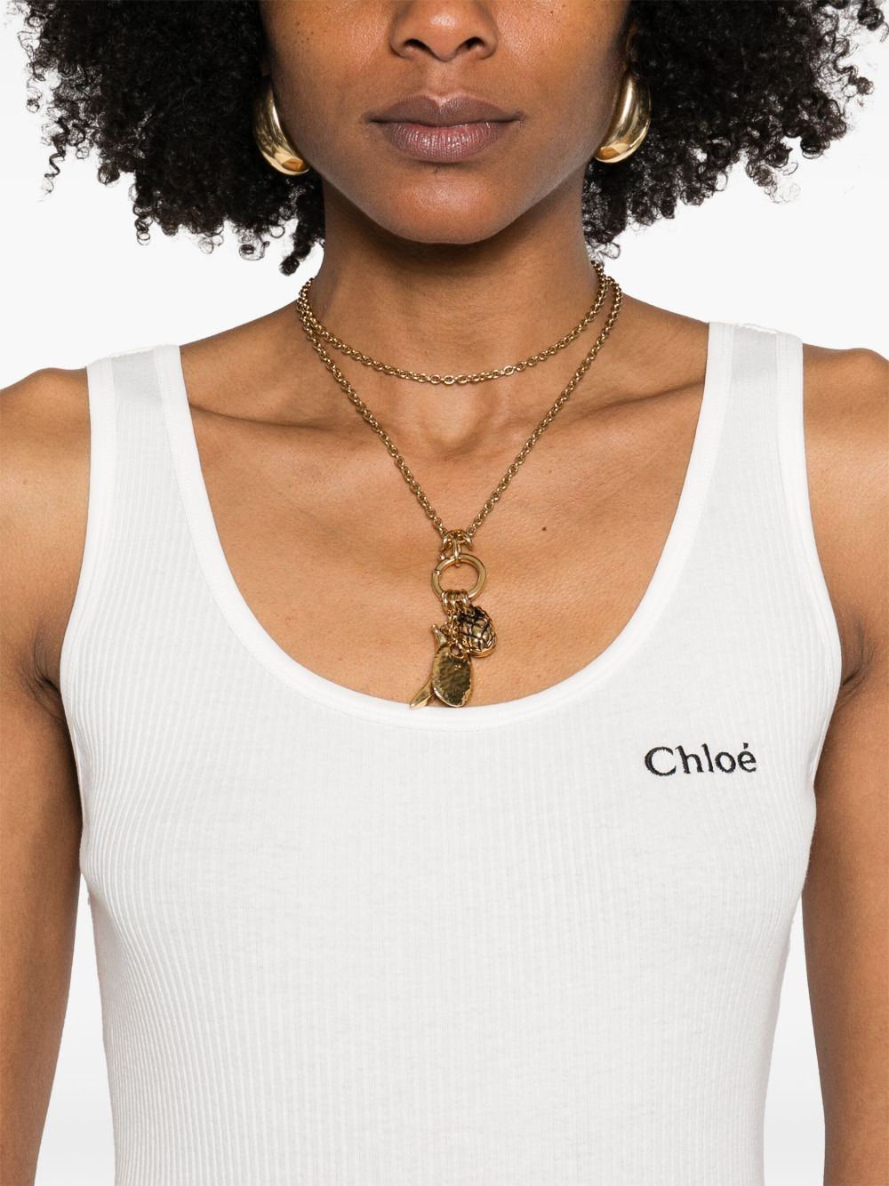 Chloè Jersey tank top