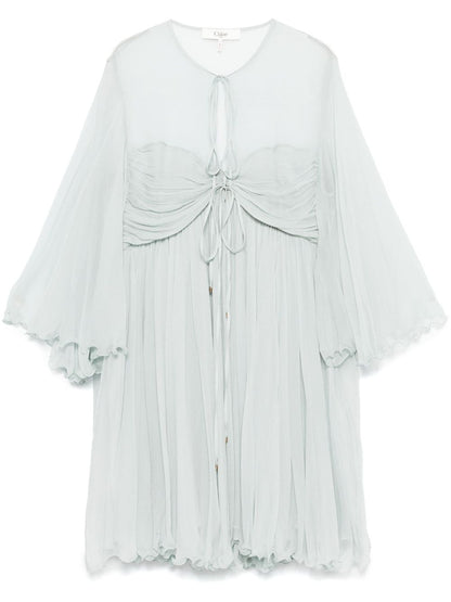 Chloè short pleated dress