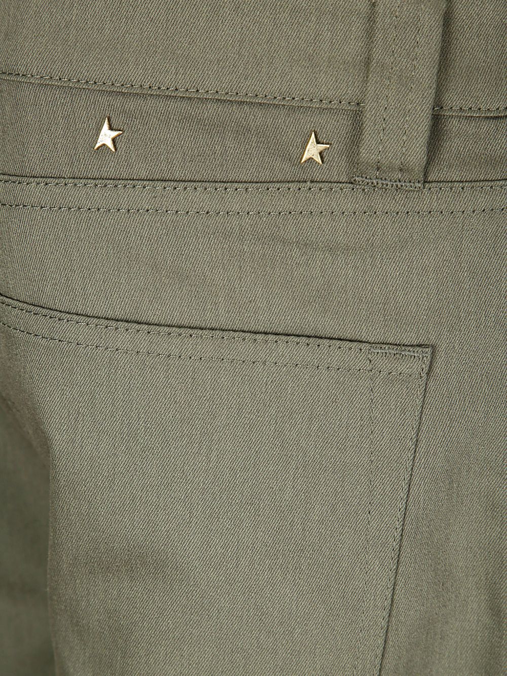 Golden Goose green cotton Cargo pants