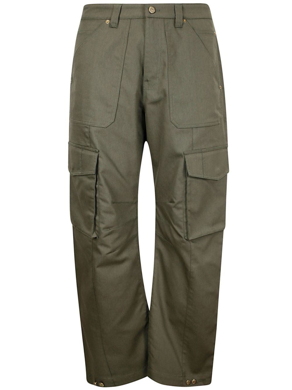 Golden Goose green cotton Cargo pants