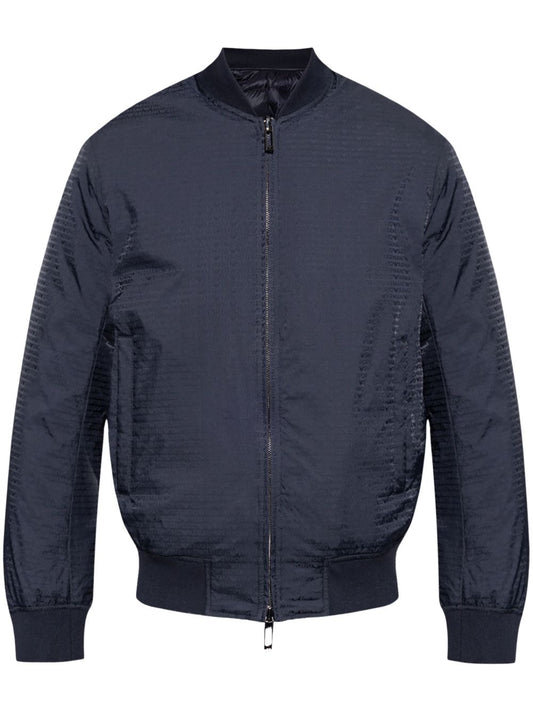 Emporio Armani Reversible bomber collar down jacket