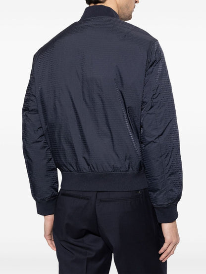 Emporio Armani Reversible bomber collar down jacket