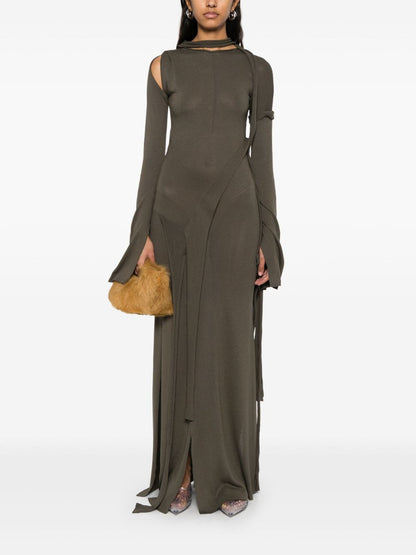 Ottolinger linen-blend maxi dress