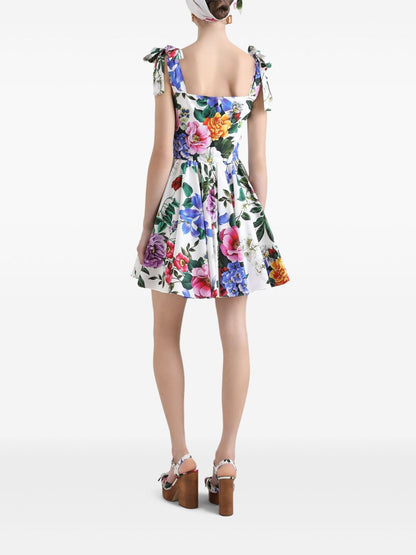 Dolce & Gabbana floral print mini dress