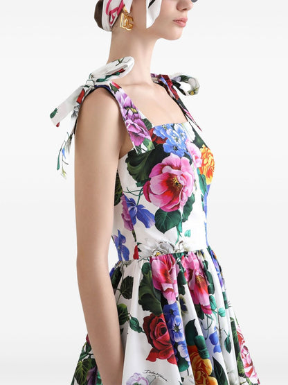 Dolce & Gabbana floral print mini dress