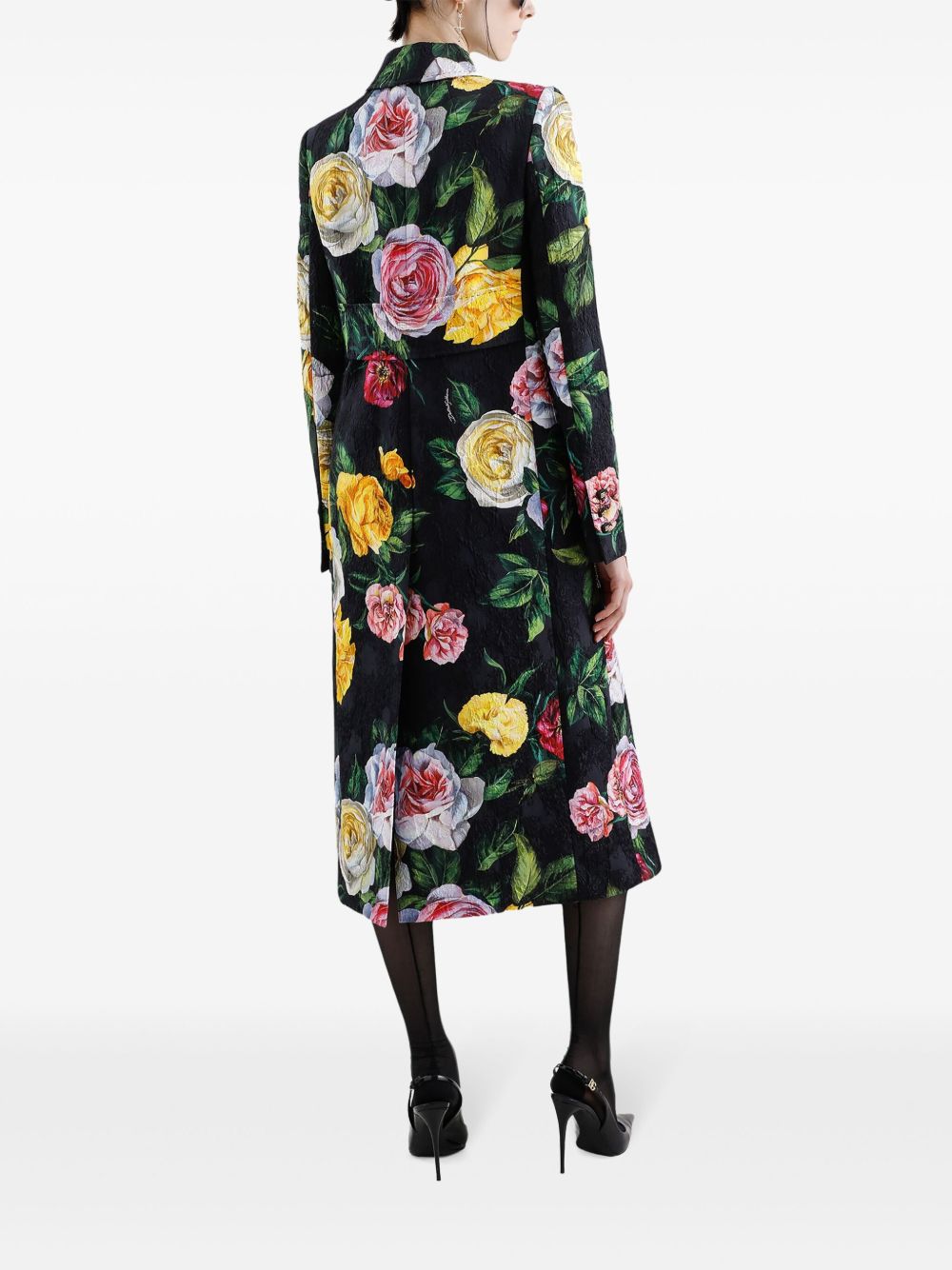 Dolce & Gabbana floral print midi dress