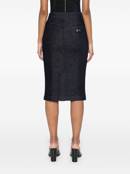 Dolce & Gabbana denim midi skirt