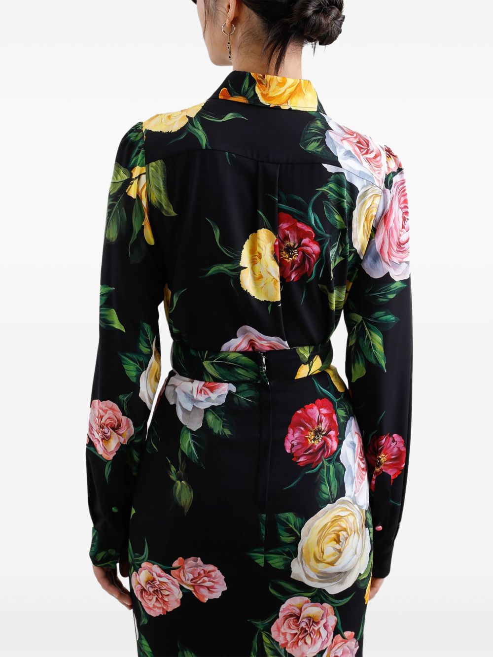 Dolce & Gabbana silk-charmeuse shirt