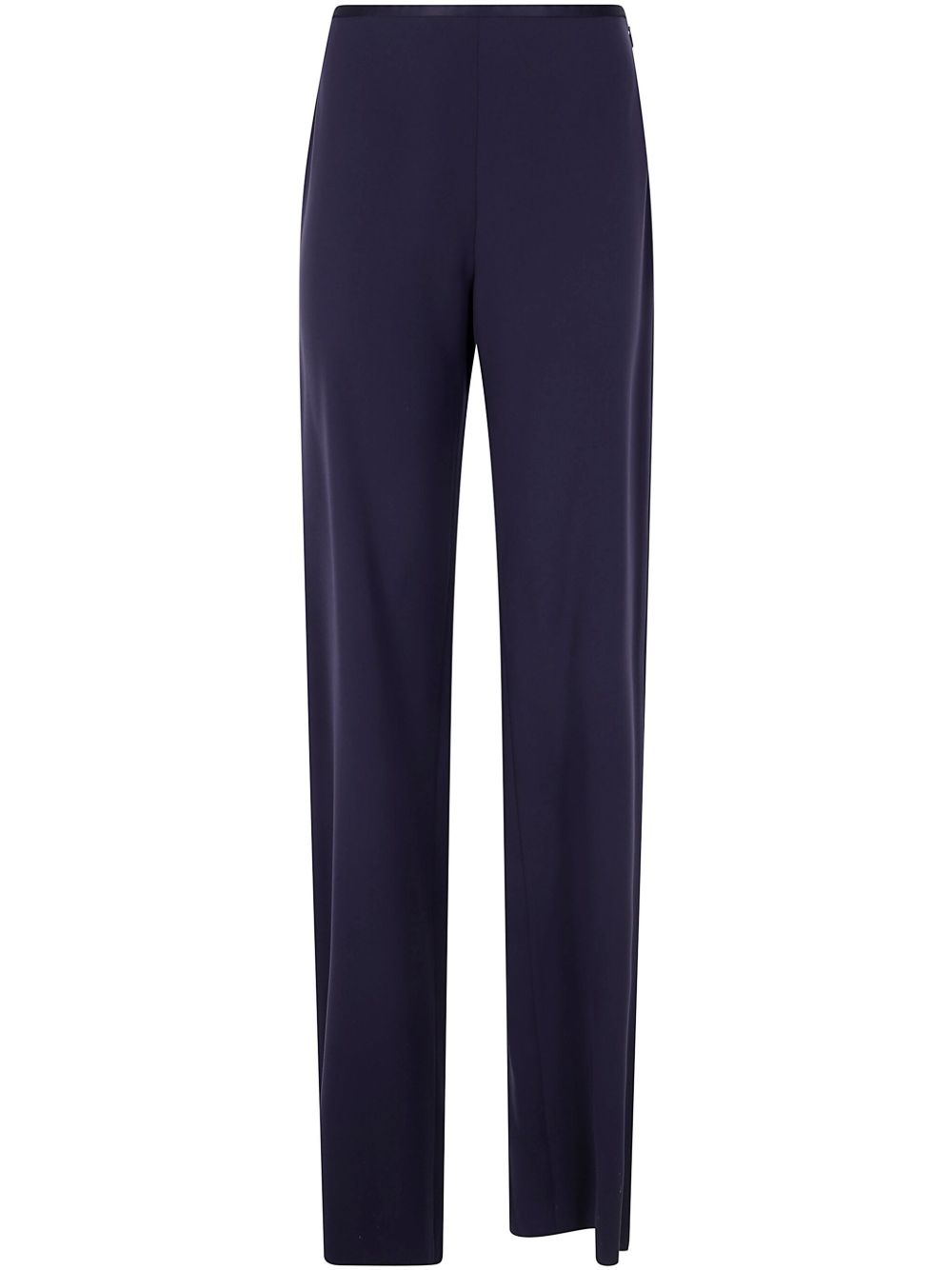 Emporio Armani satin-trim trousers