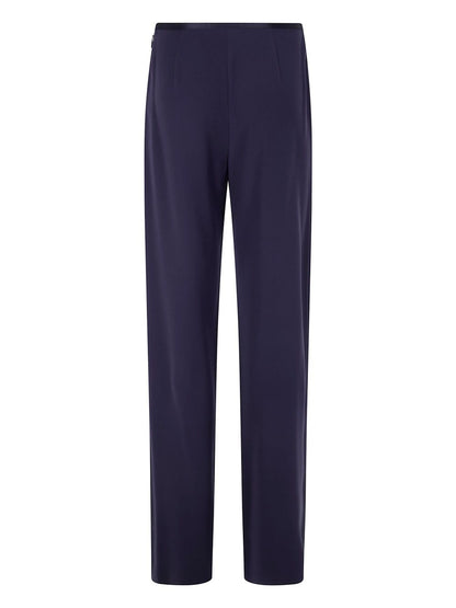 Emporio Armani satin-trim trousers