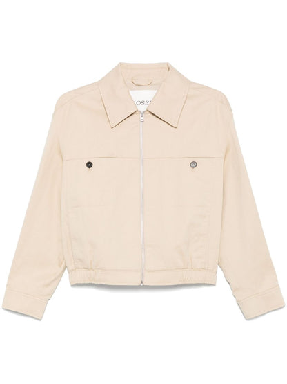 Closed Cotton-linen work jacket