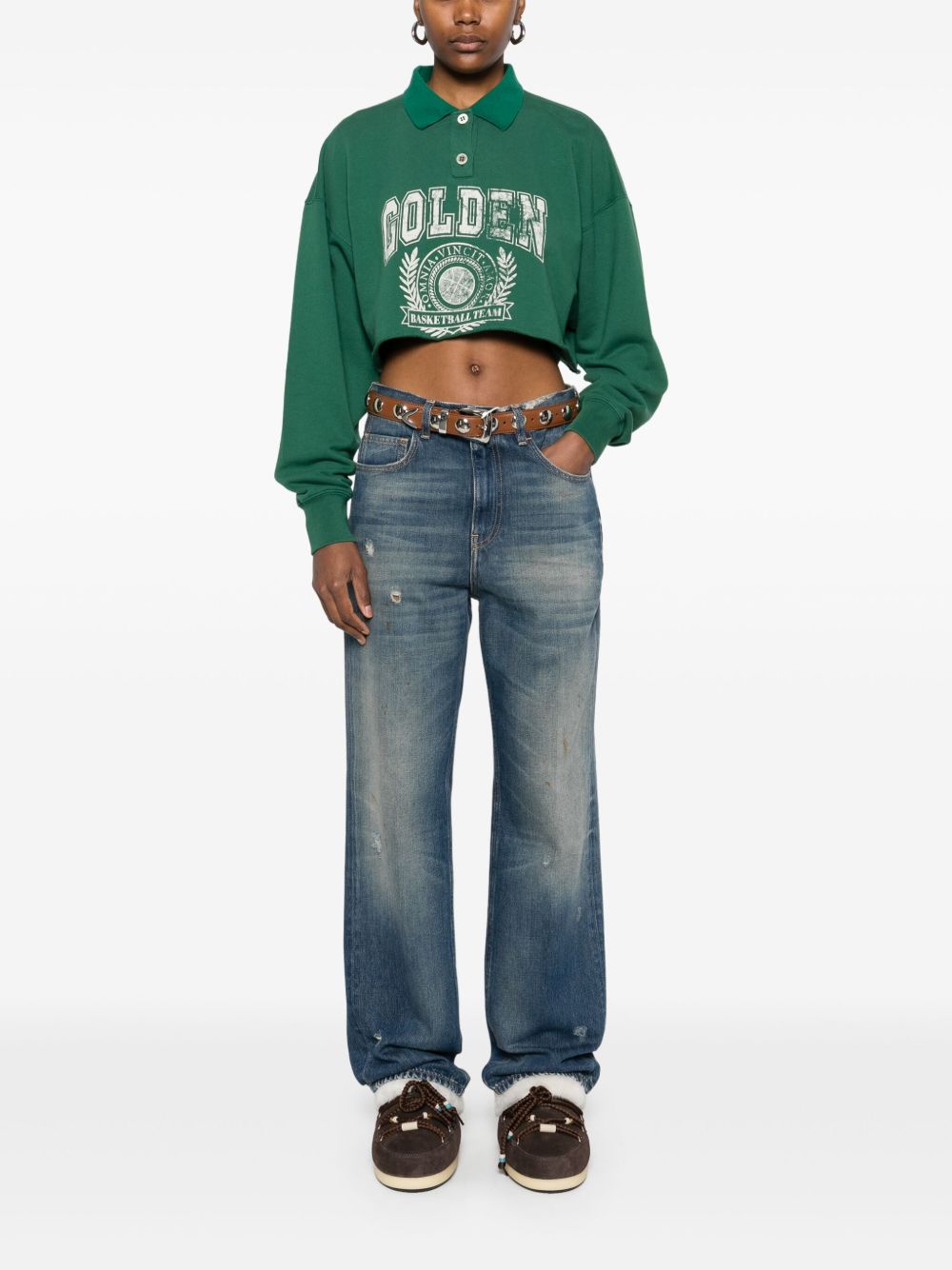 Golden Goose Sweaters Green