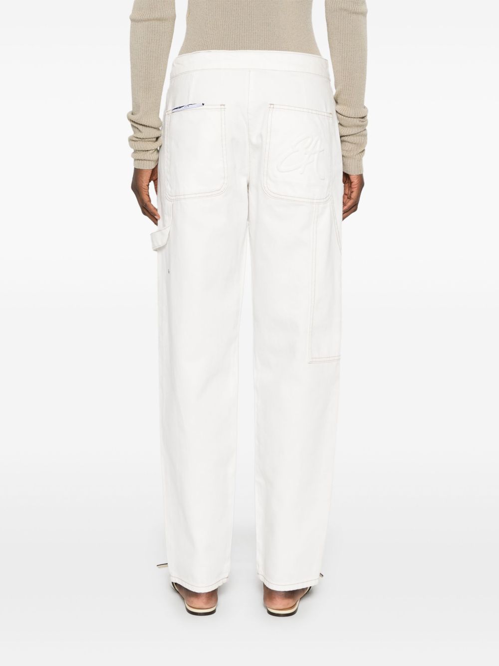 Emporio Armani Trousers White