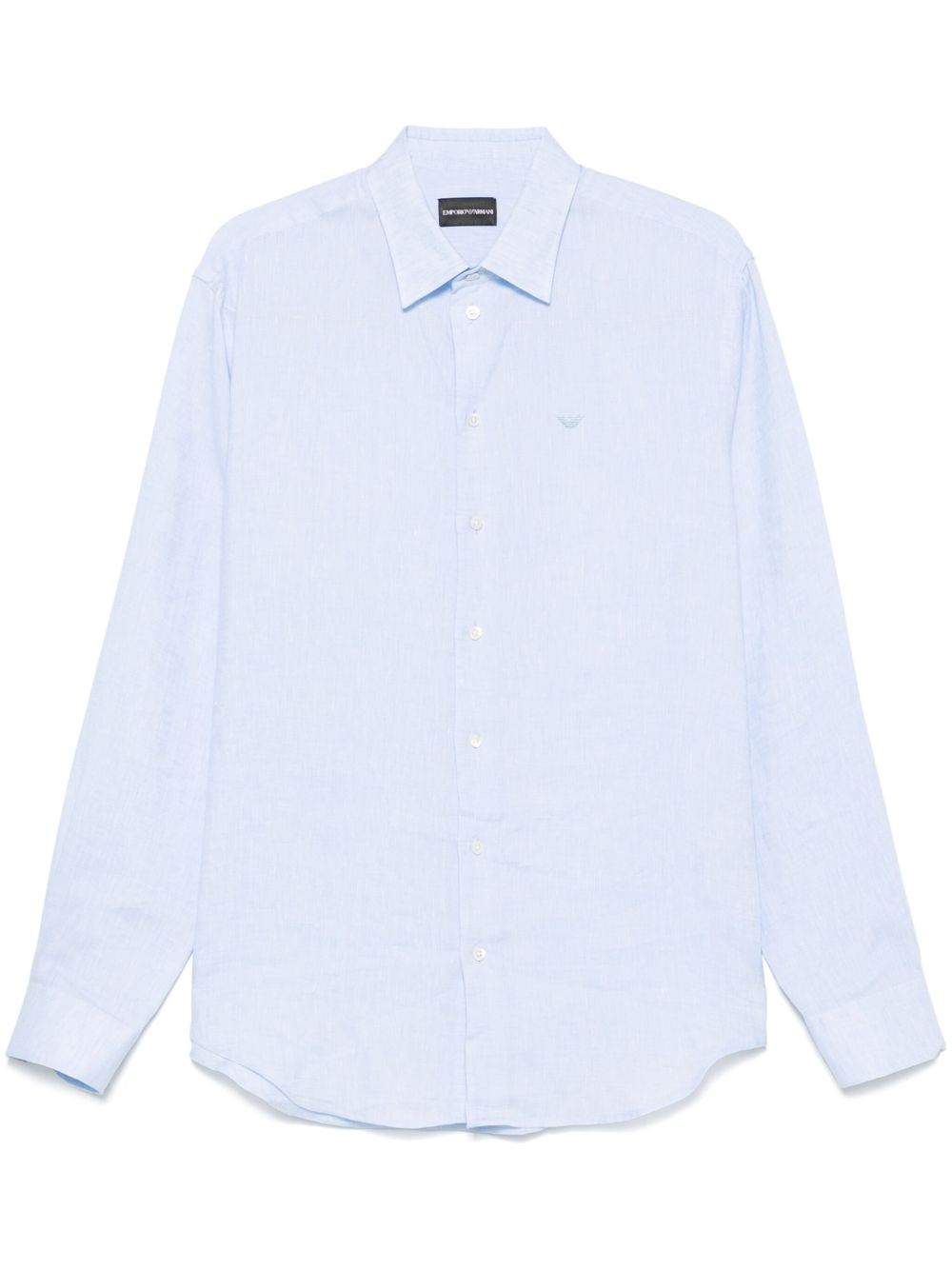 Emporio Armani Shirts Clear Blue