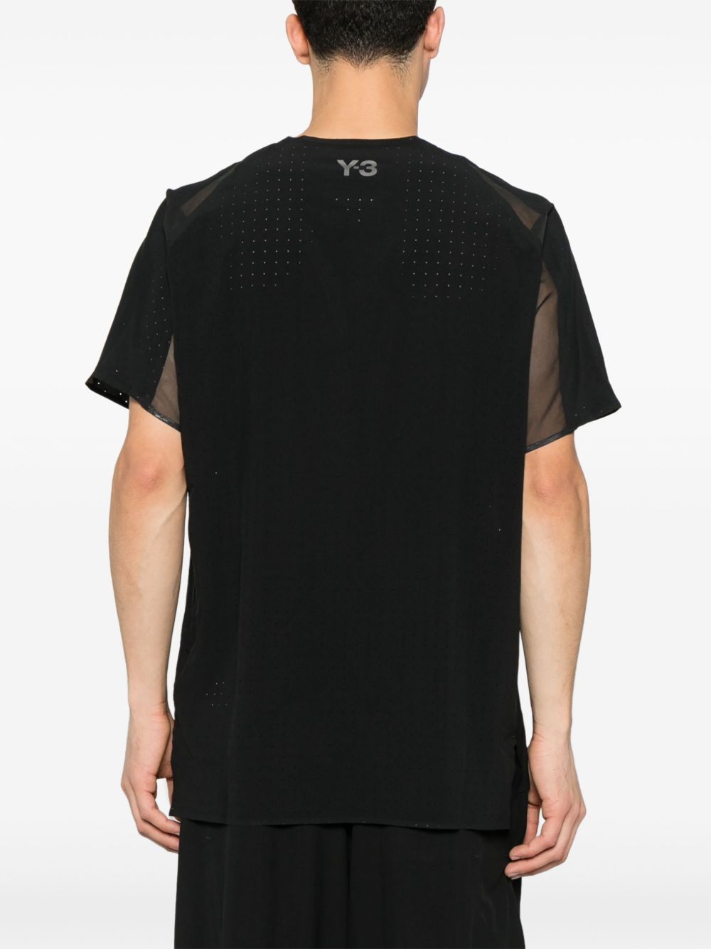 Y-3 T-shirts and Polos Black