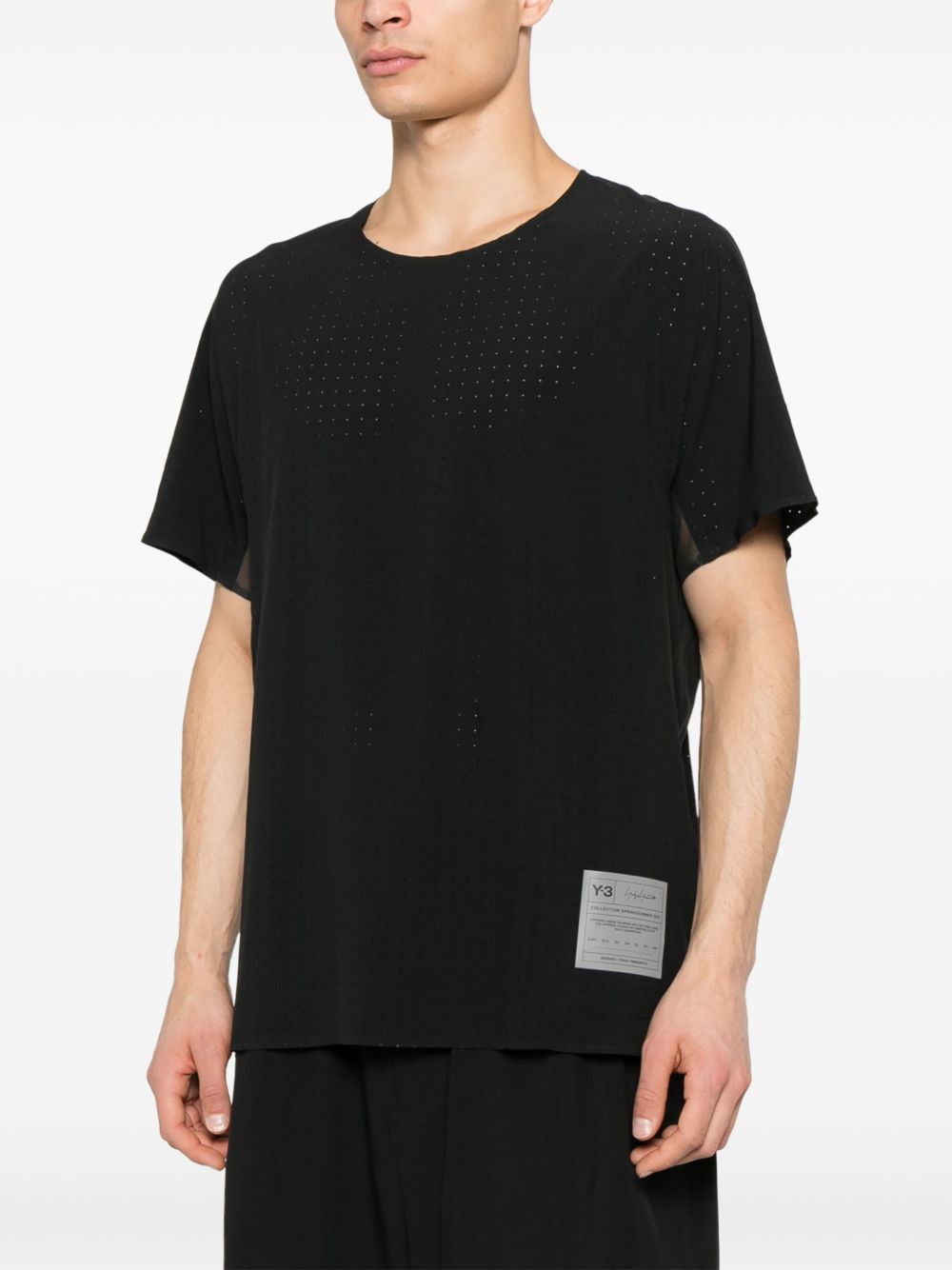 Y-3 T-shirts and Polos Black