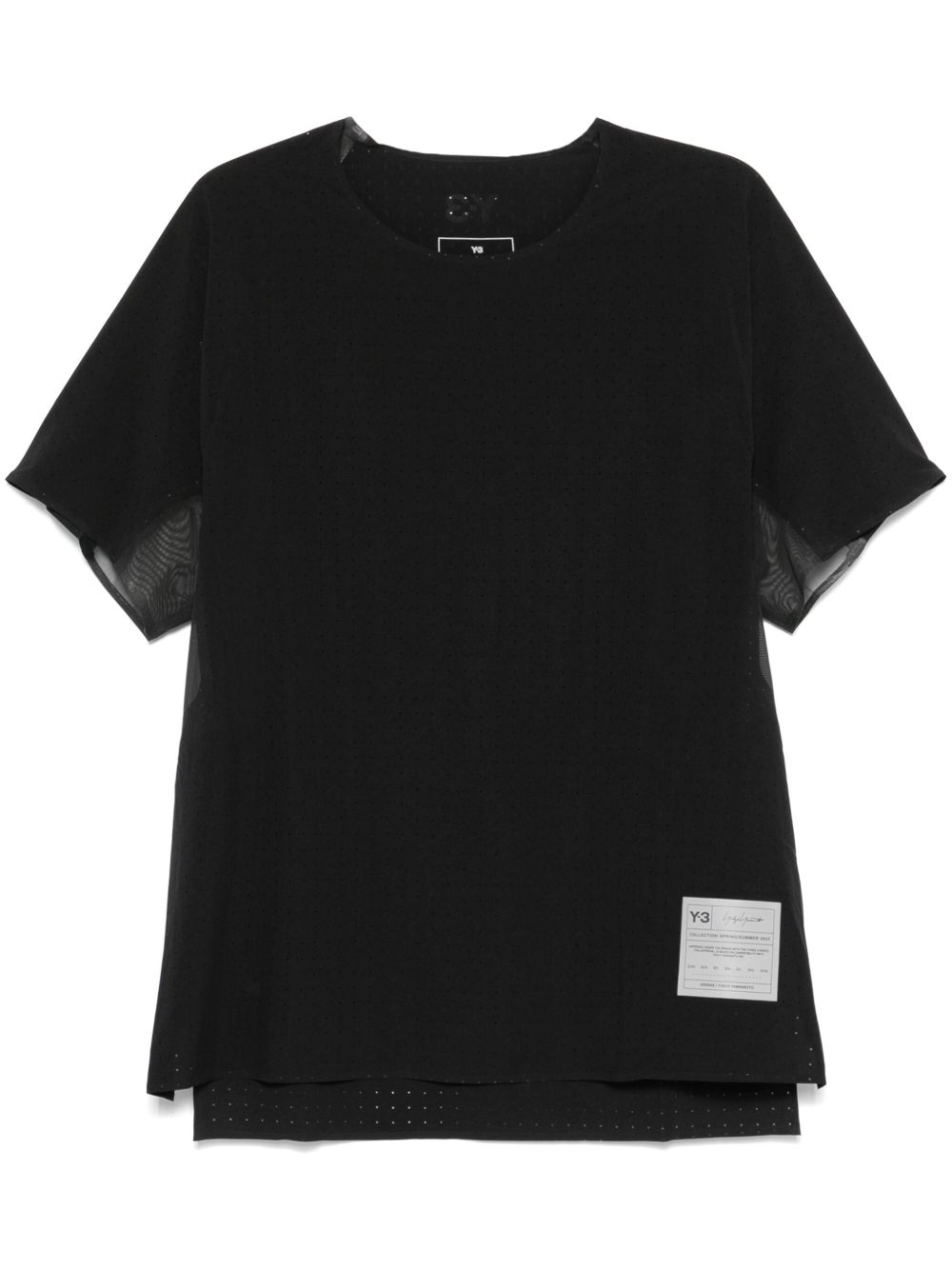 Y-3 T-shirts and Polos Black