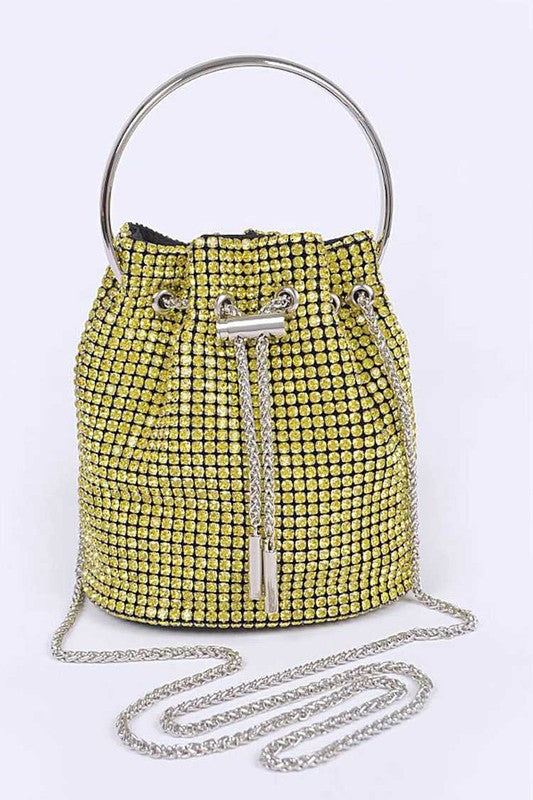 Oversize Rhinestone Iconic Bucket Bag