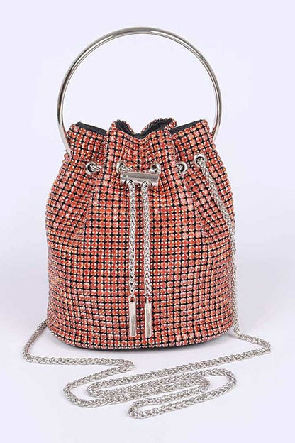 Oversize Rhinestone Iconic Bucket Bag