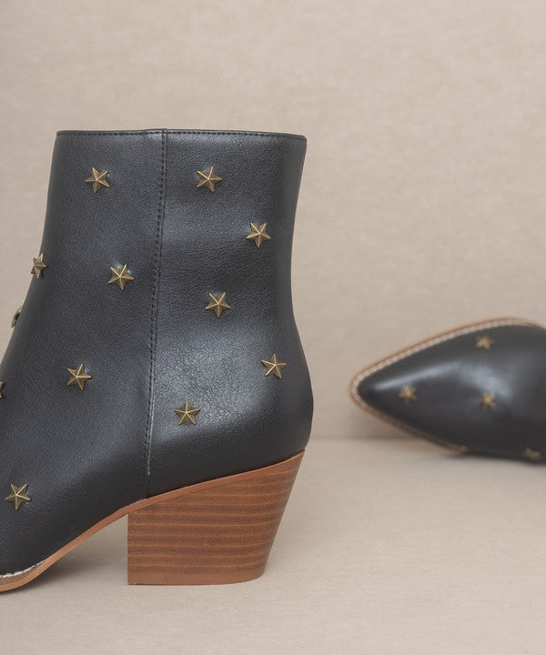 “IVANNA” Star Studded Western Boots