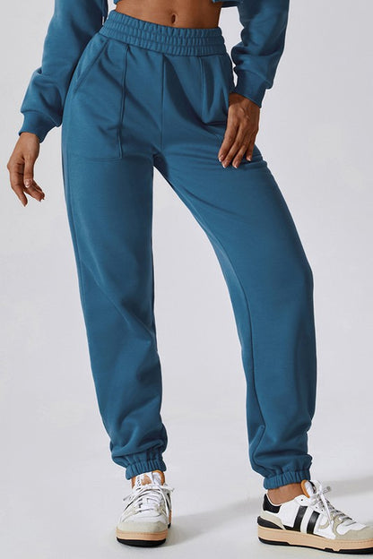 Loose sports casual ankle-banded sweatpants