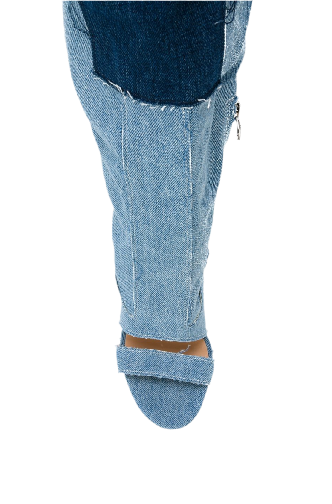 OFF-WHITE Tall Denim Boots