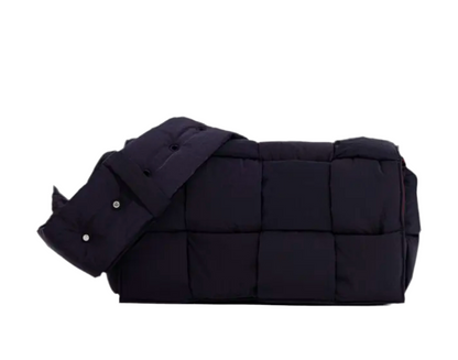 Bottega Veneta
NAVY BLUE PADDED TECH CASSETTE BAG