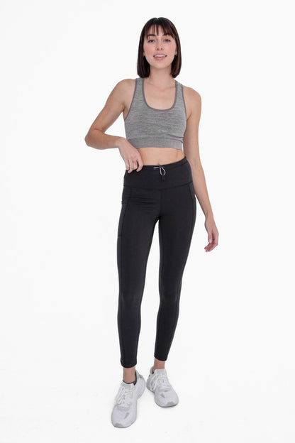 ADJUSTABLE BUNGEE WAIST |  HIKING  LEGGING