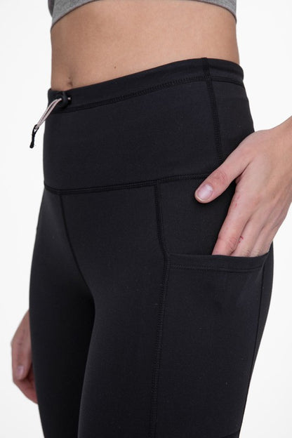 ADJUSTABLE BUNGEE WAIST |  HIKING  LEGGING