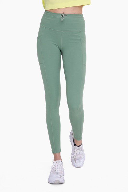 ADJUSTABLE BUNGEE WAIST |  HIKING  LEGGING