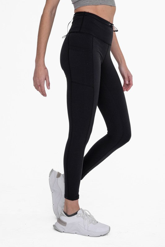 ADJUSTABLE BUNGEE WAIST |  HIKING  LEGGING