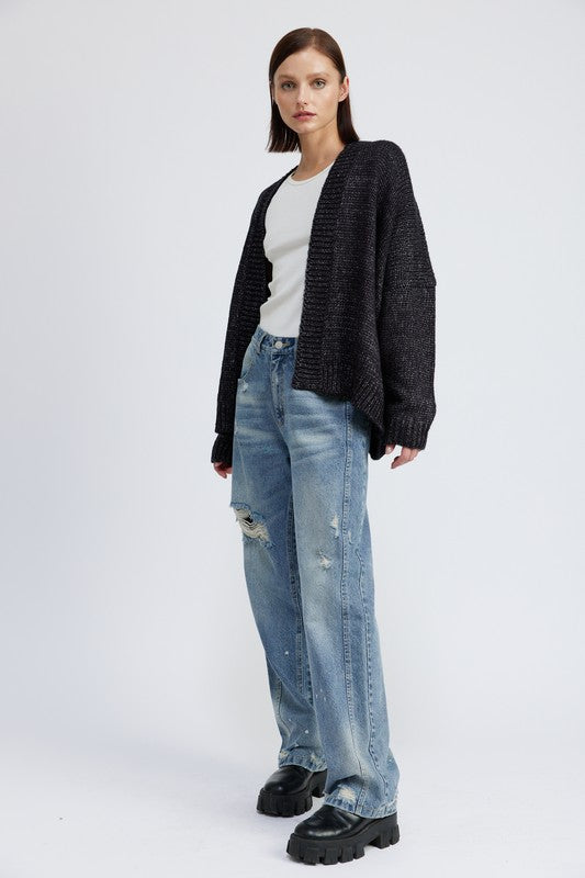 “TABBY” OVERSIZED CARDIGAN