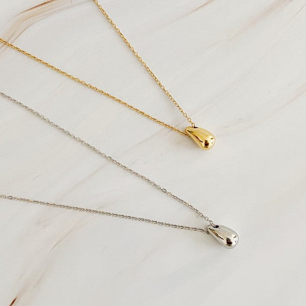 Mini Teardrop Pendant Necklace