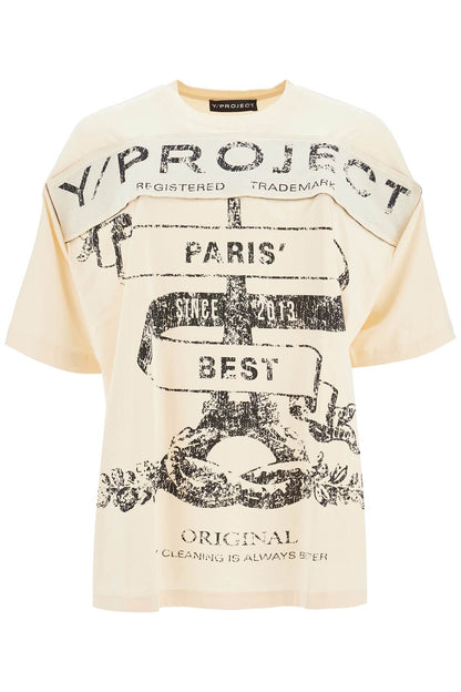 Y Project Y Project "paris' best t-shirt with