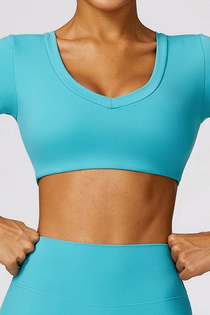 High strength tight yoga clothes tops