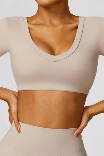 High strength tight yoga clothes tops