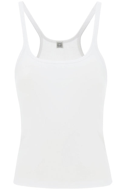 Toteme scoop neck rib tank top