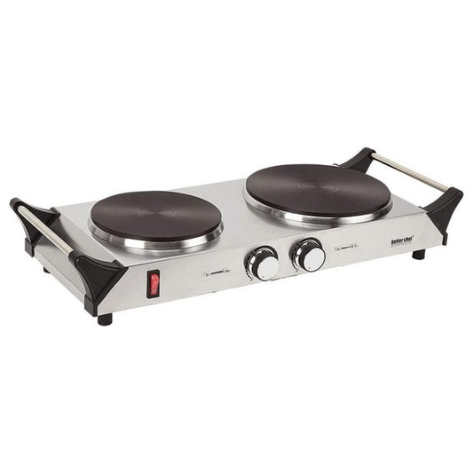 Better Chef Stainless Steel Electric Double Burner