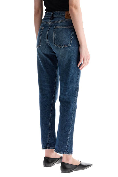 Toteme Toteme washed blue organic cotton jeans